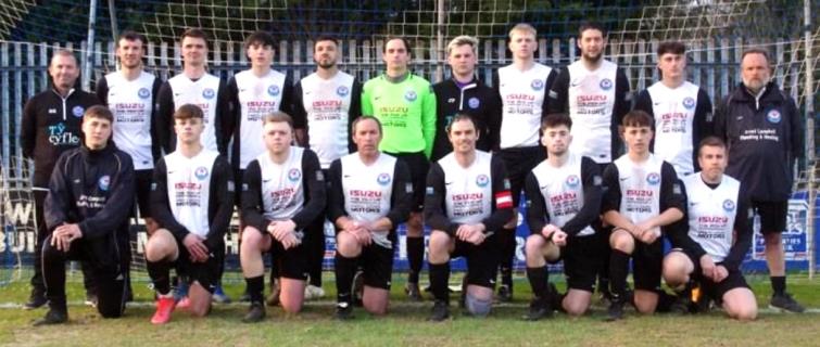 Gavin (first left, back row) and his Neyland team